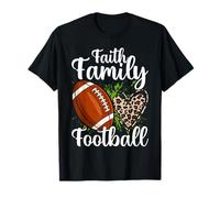 Religious Faith Family Football T-Shirt