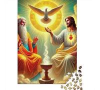 Religious Faith Holy Light 1000 Piece Jigsaw Puzzle Paper for Adults Prayer Ceremony 70x50cm/1000pcs