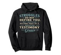 Religious Faith Struggles Become Part Testimony Grace Gifts Pullover Hoodie