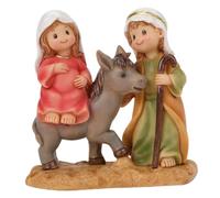 ＡＷＨＡＯ Religious Figure, Catholic Statue of The Holy Family, to Egypt, Sculpture, New Year's Party, Collectible, Home Celebration, Artwork