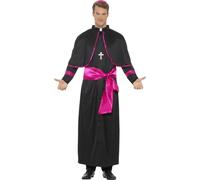 Religious Figure Vicars Nun Priest Pope Rabbi Adults Mens Fancy Dress Outfit