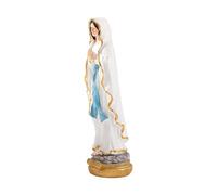 Religious Figurines, Resin Religious Statues Catholic, 11.4 Inch Handcrafted Home Sculpture Crafts Display for Deck Garden Hallway Yard Patio Outdoor Entryway Prayer Church