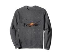 Religious Forgiven Inspirational Graphic for Men Sweatshirt, Adult Unisex, Dark Heather Grey, M