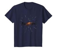 Religious Forgiven Inspirational Graphic for Men T-Shirt, Kids, Navy, 6 Years