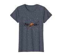 Religious Forgiven Inspirational Graphic for Men T-Shirt, Women, Heather Blue, XXL