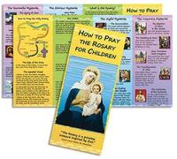 Religious Gift How to Pray the Rosary for Children Educational Guide Pamphlet by CB