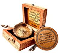 Religious Gifts for Men - God My Lord Guide Me Compass | Baptism Gift for Teens, Graduation 2023, Catholic Christian First Communion Gift for Children, Confirmation (Godcompass