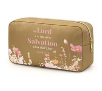 Religious Gifts for Women Makeup Bag Catholic Spiritual Faith Bible Verse Present Cosmetic Bag Catholic Gifts for Her Mom Friends Female Coworker Sister Spiritual Present Birthday Christmas