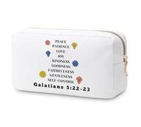 Religious Gifts Makeup Bag Christian Gifts for Women Bible Verse Gifts Inspirational Gifts for Christian Prayers Friend Mom Coworker Cosmetic Bag Scripture Gifts Christmas Birthday Gift Travel Pouch