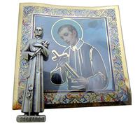 Religious Gifts St Saint Gerard Mini Gift Set Tiny Statue & Prayer Card 1 Inch Long