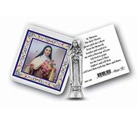 Religious Gifts St Therese Mini Saint Gift Set Tiny 1 Inch Long Statue & Prayer Card