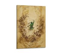 Religious Islamic Line Drawing - Style Muhammad In Battle Decorative Painting Canvas Wall Posters And Modern Family Bedroom Decor 08x12inch(20x30cm)
