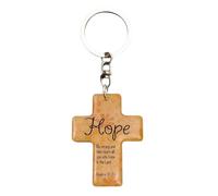 Religious Keychain,Wooden Christian Bible Verse Jesus Keychain - Religious Key Chain for Men Women Prayer Pastors Easter Christmas Baptism Church School Graduation Travel Pastors