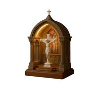 Religious Night Light - LED Decorative Lamp | Table Night Light for Bedroom Dorm Library Study Reading Nook Coffee Bar Meditation Space Christmas Bookshelf Workplace