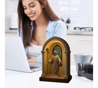 Religious Night Light | LED Fun Table Lamp | Table Night Light for Bedroom Dorm Library Study Reading Nook Coffee Bar Meditation Space Christmas Bookshelf Workplace