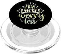 Religious Pray More Christian Worship Church Goer Pastor PopSockets PopGrip for MagSafe