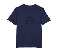 Religious Prayer Warrior for Men | Spiritual Strength T-Shirt, Men's Big and Tall, Navy, 6X Tall