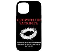 Religious Quote Faith Jesus God Sacrifice Christian Bible Case for iPhone 15