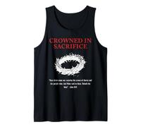 Religious Quote Faith Jesus God Sacrifice Christian Bible Tank Top