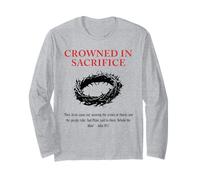 Religious Quote Faith Jesus Sacrifice God Christian Bible Long Sleeve T-Shirt