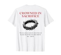 Religious Quote Faith Jesus Sacrifice God Christian Bible T-Shirt