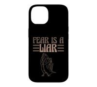 Religious Saying Christianity Faith Catholic Fear Is A Liar Case for iPhone 14