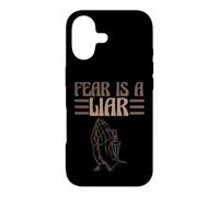 Religious Saying Christianity Faith Catholic Fear Is A Liar Case for iPhone 17