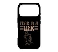 Religious Saying Christianity Faith Catholic Fear Is A Liar Case for iPhone 17 Pro