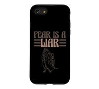 Religious Saying Christianity Faith Catholic Fear Is A Liar Case for iPhone SE (2020) / 7/8