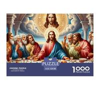 Religious Scene Classical Architecture 1000 Piece Jigsaw Puzzle Jigsaw Puzzle for Adults Night View Puzzle Game for Family 52x38cm/1000pcs
