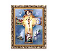 Religious Series 5D DIY Diamond Painting Kits, Full Drill Rhinestone Embroidery Art Cross Stitch for Wall Decor 12x16in Fun Gift (Pattern#2)