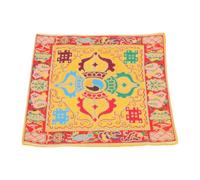 Religious Singing Bowl Mat for Buddha Sound Bowl Accessories Yellow
