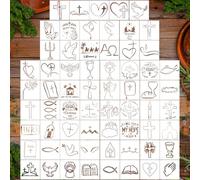 Religious Stencils for Painting Small Reusable Drawing Templates for Home