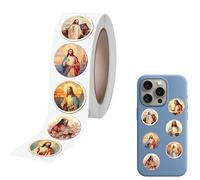 Religious Stickers | Fade-Resistant Inspirational Christian Decal Set | Jesus Scripture Theme Label Pack | Durable Water-Resistant Decorative Faith Stickers | Smooth Self-Adhesive Bible Verse Designs