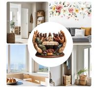 Religious Stickers for Walls | Easter Decoration Stickers - Adhesive Religious Decal for Reflection Areas Study Living Room Church Members Home Decorators Classroom
