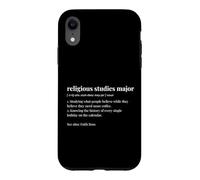 Religious Studies Major Definition Academic Scholar Case for iPhone XR