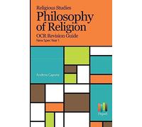 Religious Studies Philosophy of Religion OCR Revision Guide New Spec Year 1