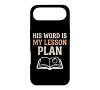 Religious Teacher His Word Is My Lesson Plan Bible Study Case for iPhone Air