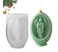 Religious Virgin Mary Soap Mold, 3D Easter Theme Virgin Mary Plaster Casting Mold, Statue Making for Fondant, Sculpture, Gypsum, and Resin Art, Perfect for Crafting and Decoration