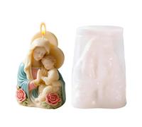 Religious Virgin Mother Mold Reusable Non-Stick Making Mother Child Mould | Home Decor Holiday Mold for Thanksgiving Holiday Birthday Offices Home Desktop School