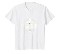 Religious Warrior for Christ Faith Apparel for Men T-Shirt, Kids, White, 3 Years