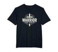 Religious Warrior for Christ Faith Apparel for Men T-Shirt, Men's Big and Tall, Black, 3X Tall