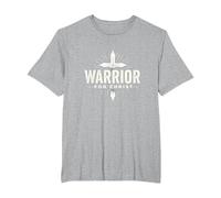 Religious Warrior for Christ Faith Apparel for Men T-Shirt, Men's Big and Tall, Heather Grey, 3X Tall