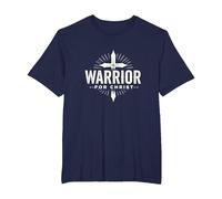 Religious Warrior for Christ Faith Apparel for Men T-Shirt, Men's Big and Tall, Navy, 3X Tall