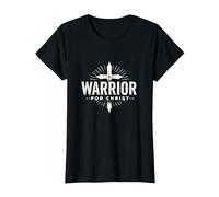 Religious Warrior for Christ Faith Apparel for Men T-Shirt, Women, Black, 3XL