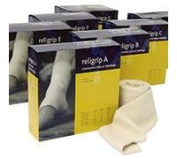 Religrip Natural Elasticated Tubular Bandage E for Large Ankles/Medium Knees/Small Thighs (8.75cm x 10m) (RL465)