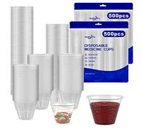 ReliMedPro Graduated Small Plastic Medicine Cups, Bulk Pack of 1000, 1 OZ (30ml) Measuring Cups for Liquid Medication, Paint, epoxy, Pills and Resin