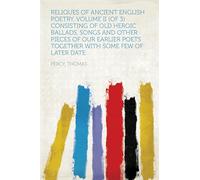 Reliques of Ancient English Poetry