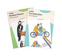 Relish Colouring Books Multipack - Simplified Designs for Dementia | Easy-to-use colouring books with simple designs, supporting relaxation & creativity for elderly, Alzheimer's & dementia care