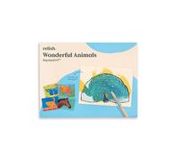 Relish - Dementia Aquapaints Activities - Pack of 5 Reusable Water Painting Toys, Wonderful Animals, Alzheimer’s Products & Gifts for Elderly/Seniors